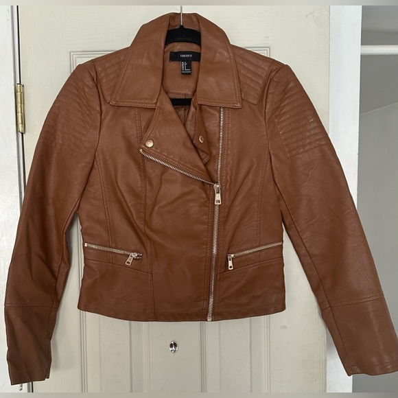 Forever 21 Jackets & Blazers - Faux Leather Jacket
